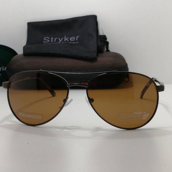New Stryker Polarized sunglass ST710Brown/Brown - Picture 1 of 8